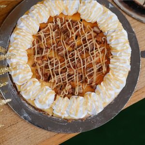 Chocolate Toffee Nut Courd Cake