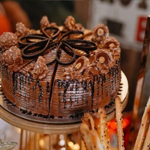 Chocolate Hazelnut Crunch Cake